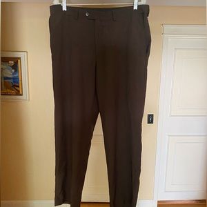 Brown Haggar Dress Pants